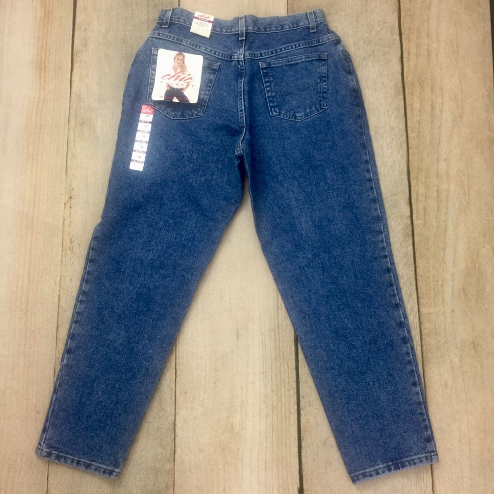Vintage NWT Chic Ultra High-Rise Mom Jeans